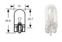 R504 - LÁMPARA T10 12V 3W 